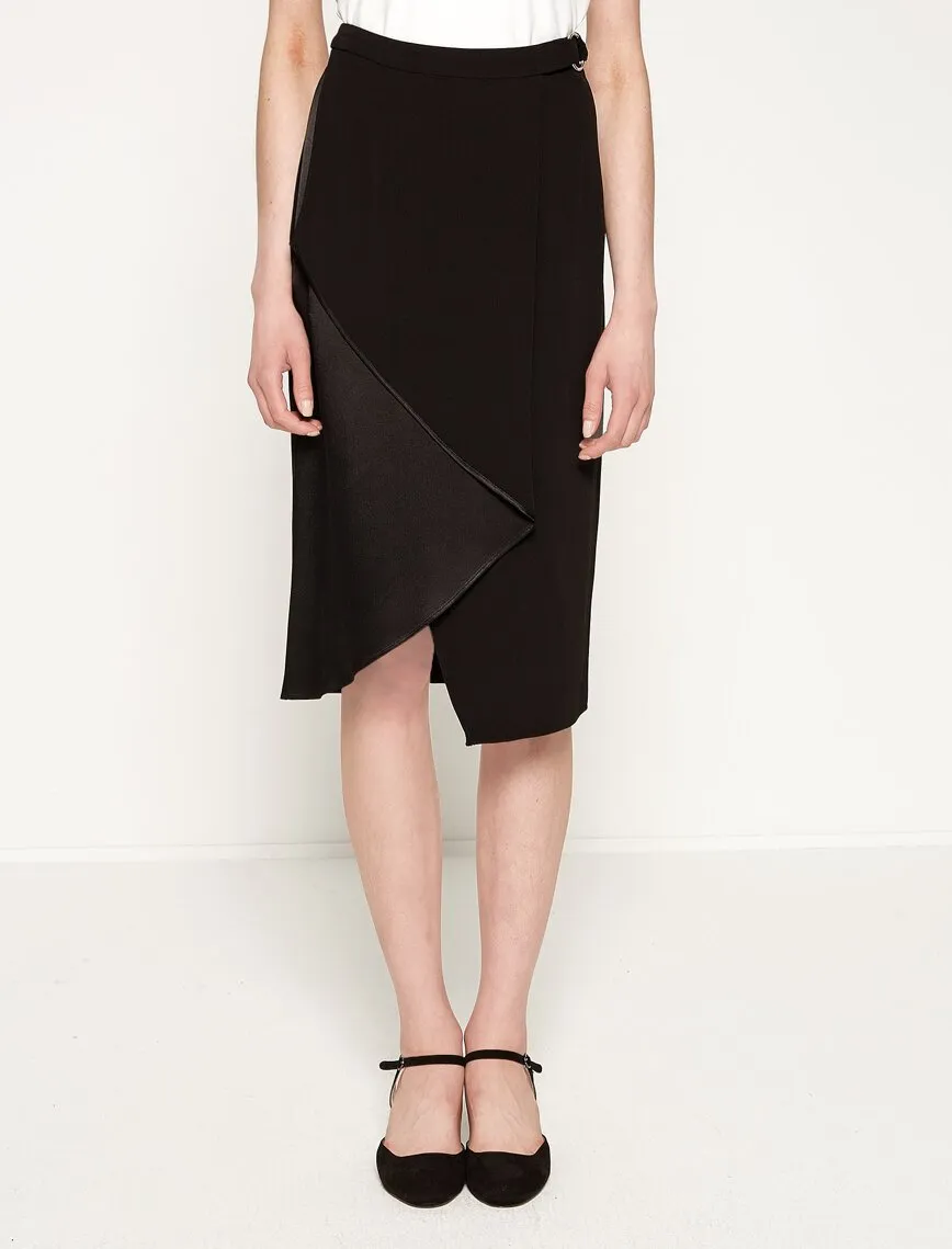 12281 Black Midi Skirt