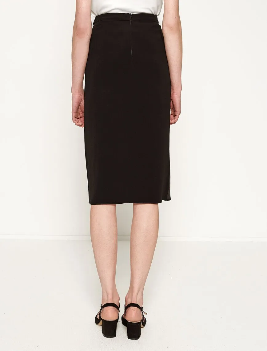 12281 Black Midi Skirt