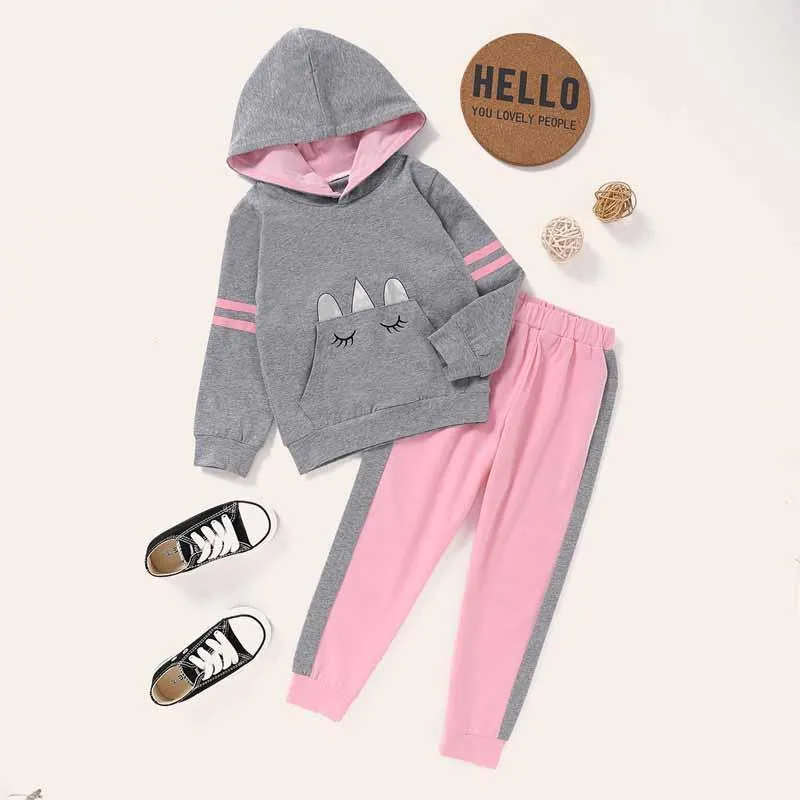 2-piece Hoodie & Pants for Toddler Girl