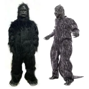 2024 Godzilla x King Kong: The New Empire  Godzilla Gorilla Costume for Adult