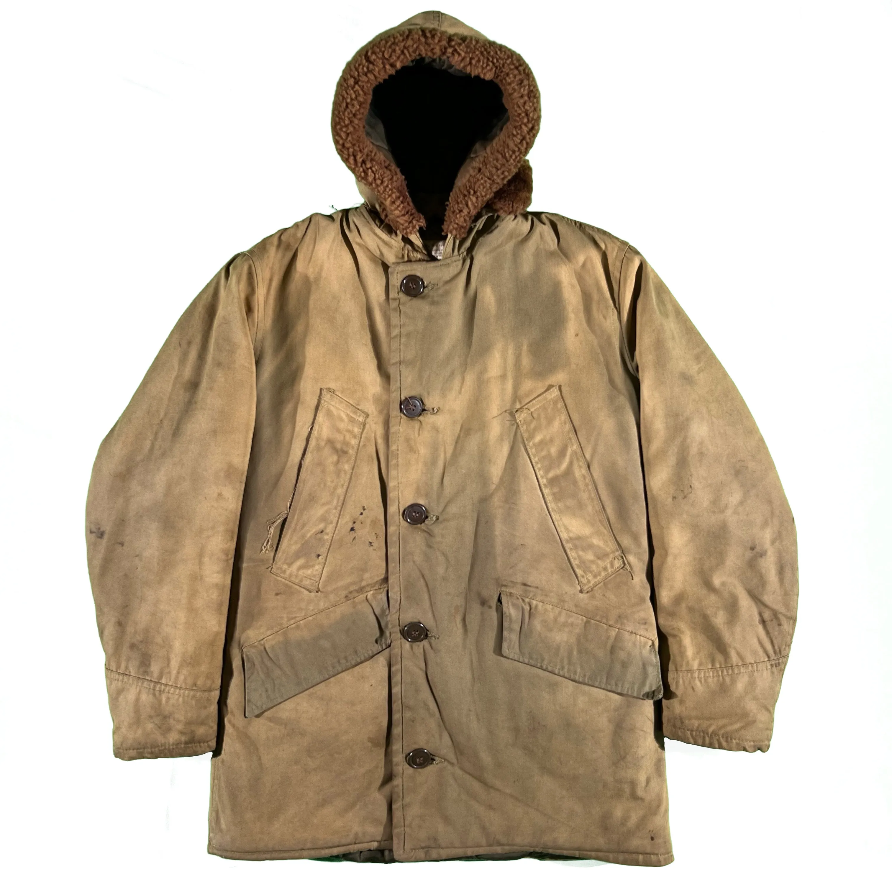 40s WW2 USAF B-9 Parka- S