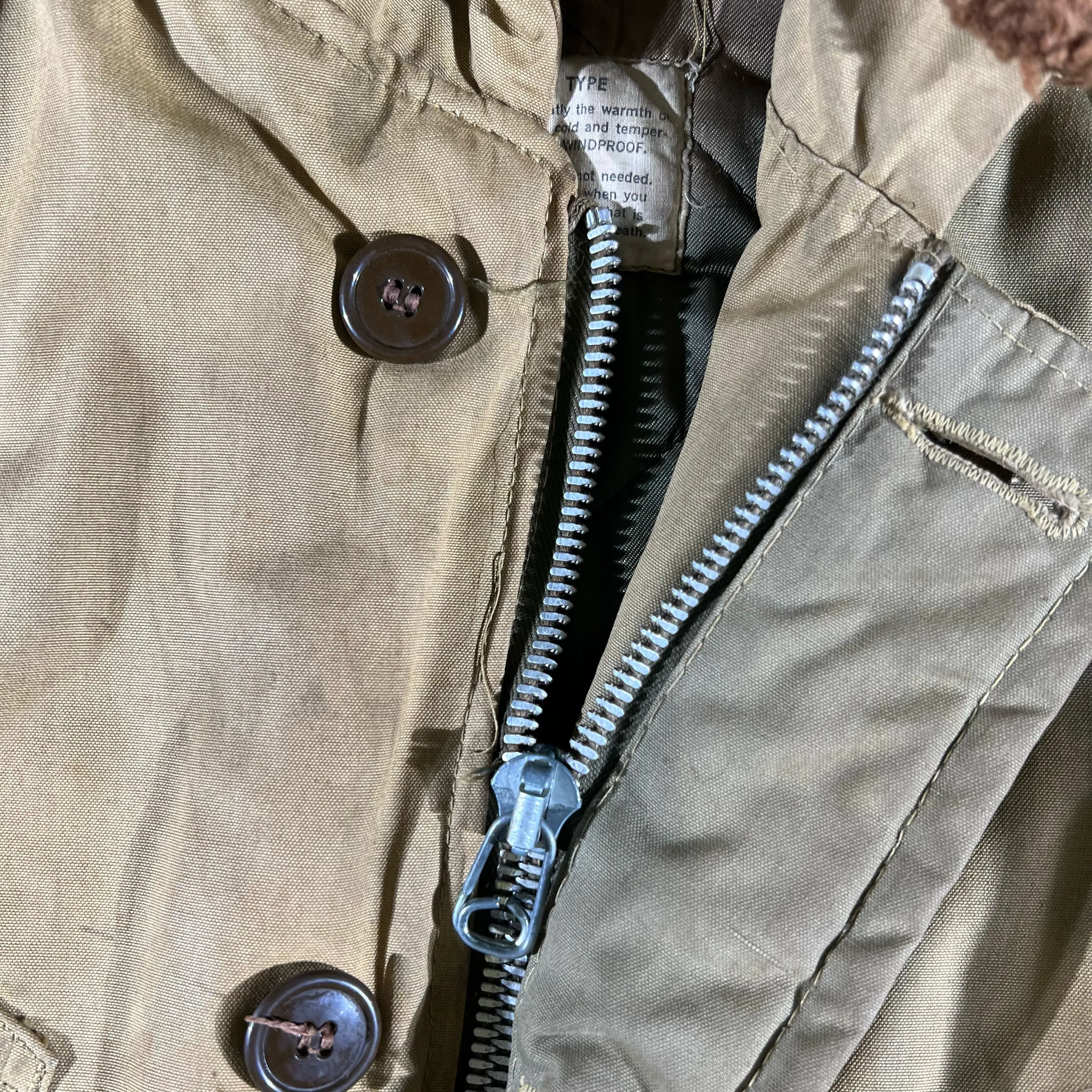 40s WW2 USAF B-9 Parka- S