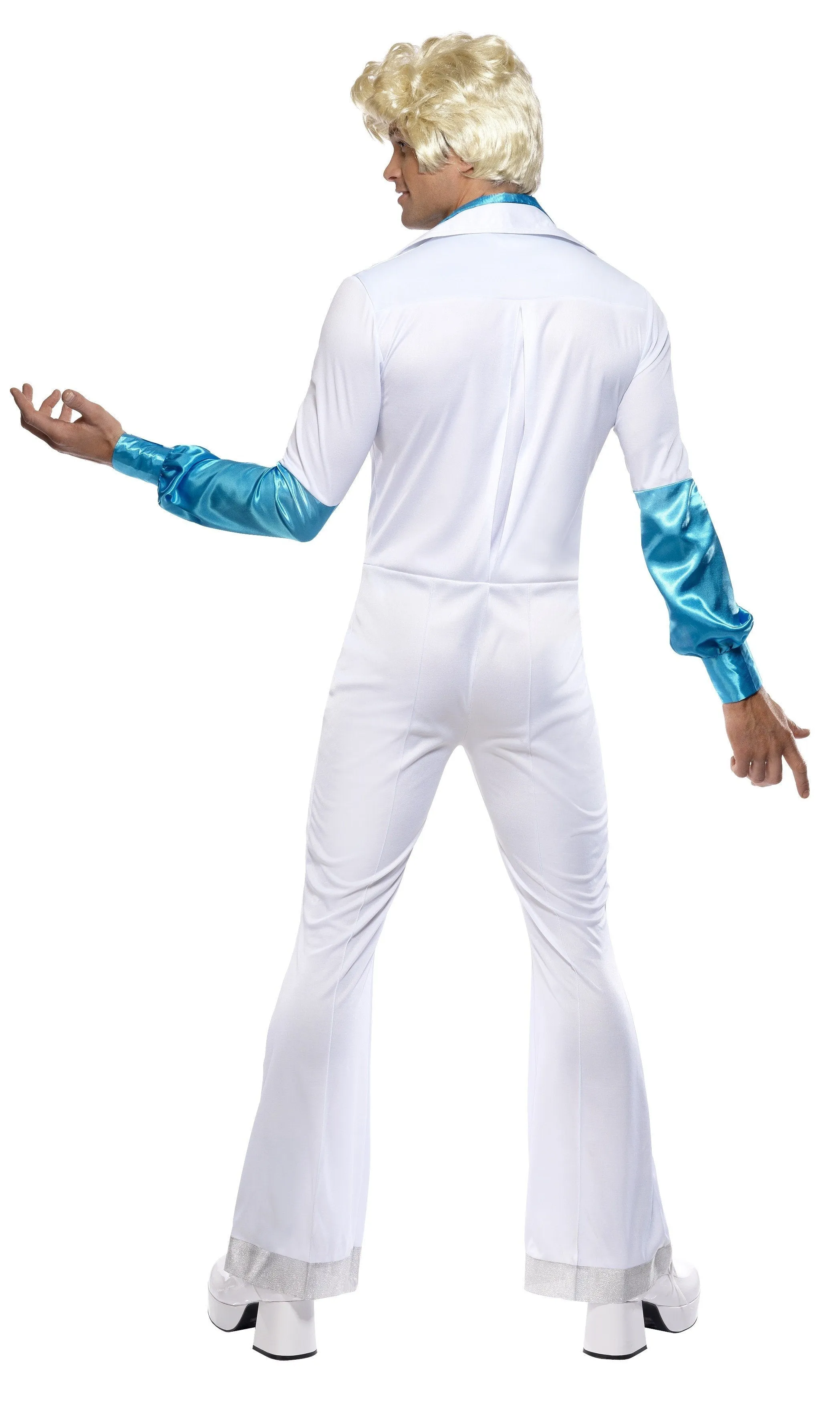 Abba Super 70s Pop Star Disco Jumpsuit Costume Party Fancy Dress Up