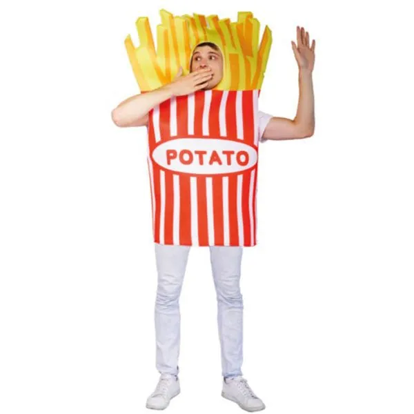 Adult 3D Potato Chips Unisex Costume