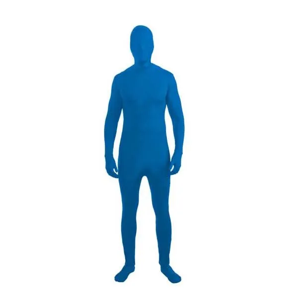 Adult Blue Invisible Man Morphsuit