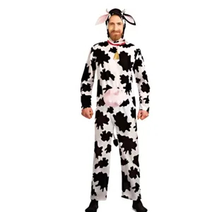 Adult Cow Jumpsuit Costume