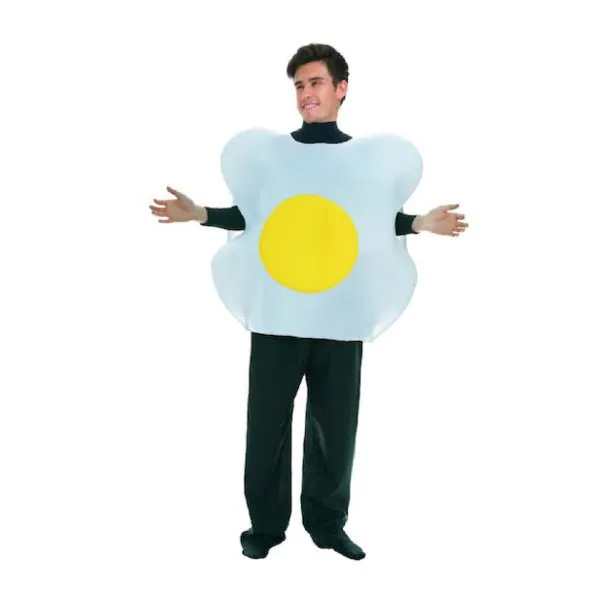 Adult Fried Egg Unisex Costume