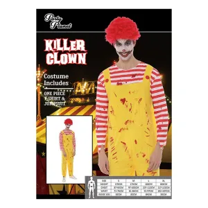 Adult Killer Donald Clown Costume