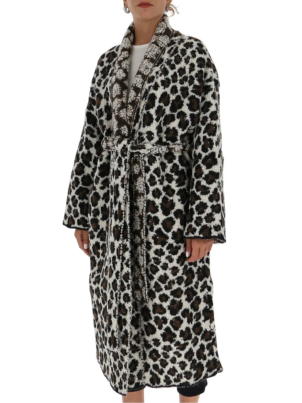 Alanui Animal Print Coat