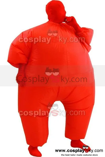 Among Us Adult Size Inflatable Costume Full Body Jumpsuit Red Version