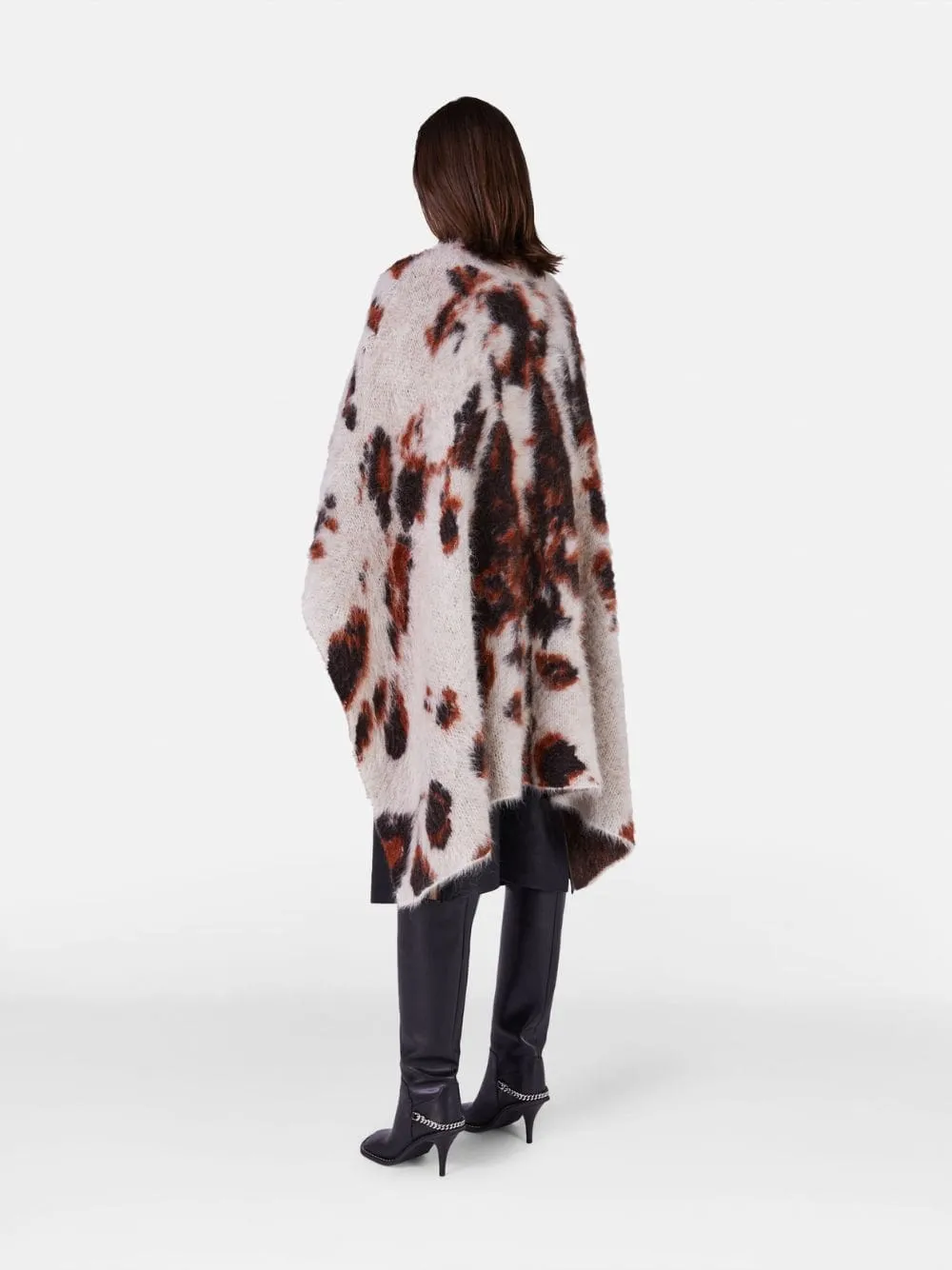 Appaloosa Pony Jacquard Knit Cape Jumper