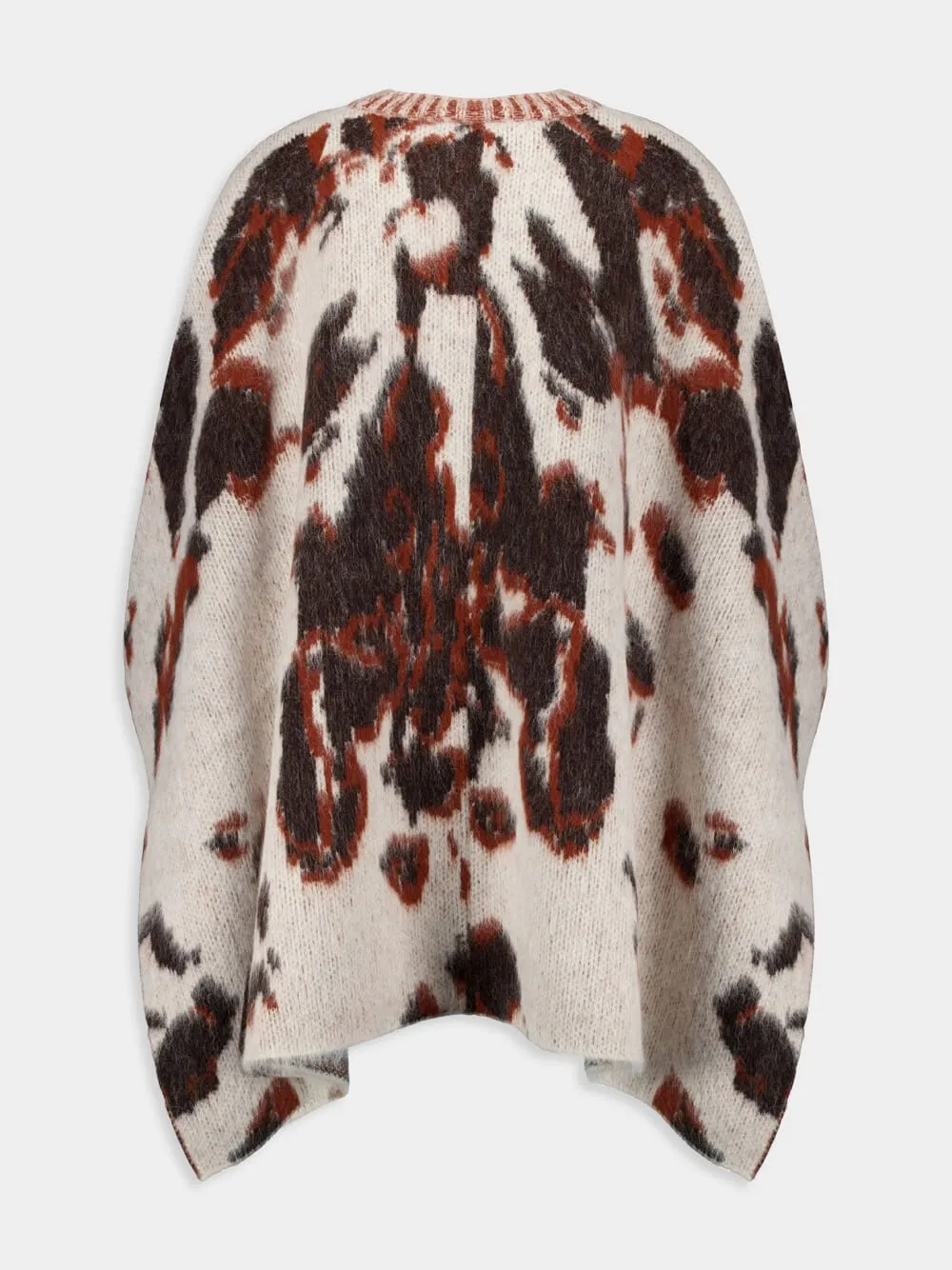 Appaloosa Pony Jacquard Knit Cape Jumper