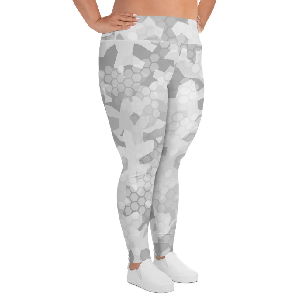 Arctic Shatter Plus Size Leggings