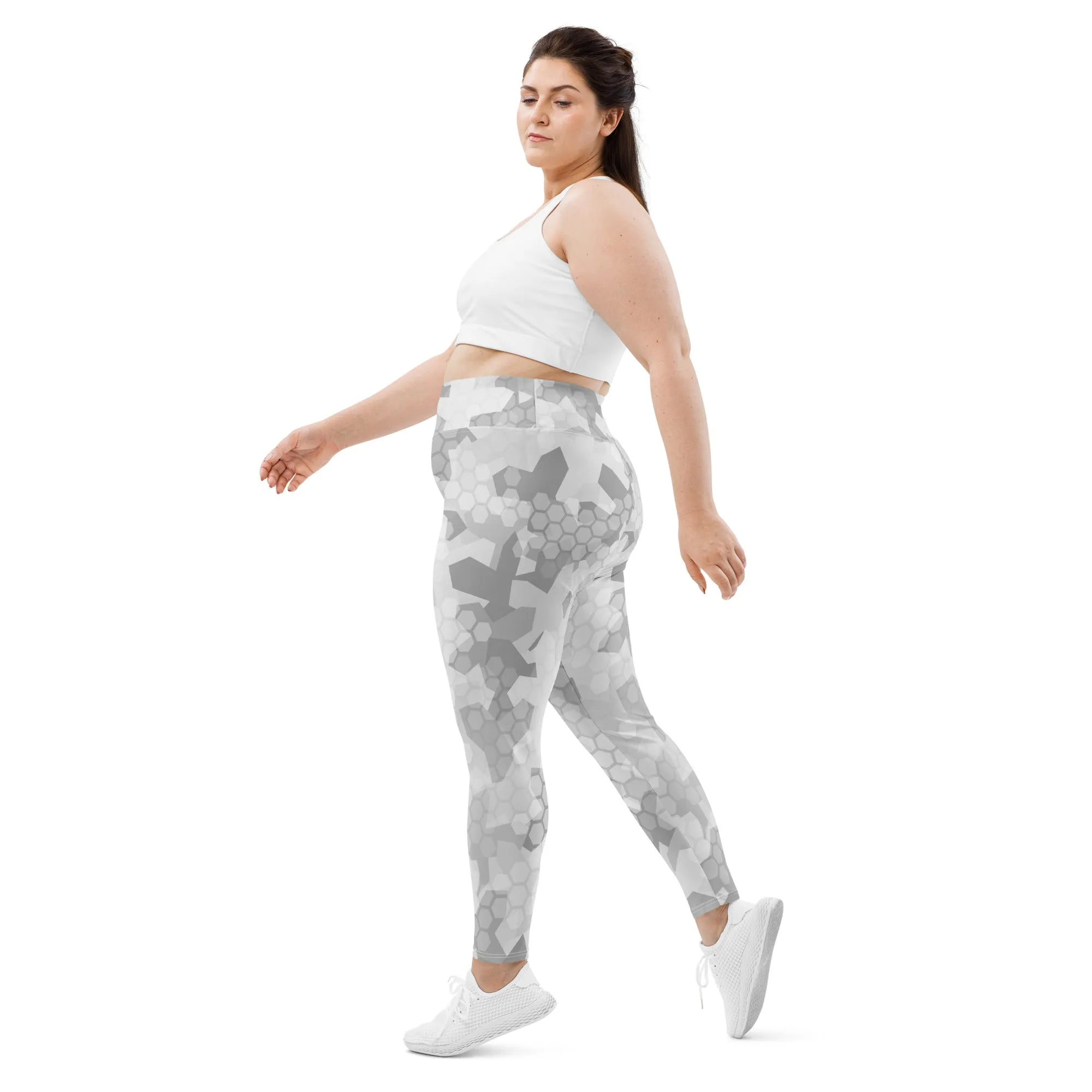 Arctic Shatter Plus Size Leggings