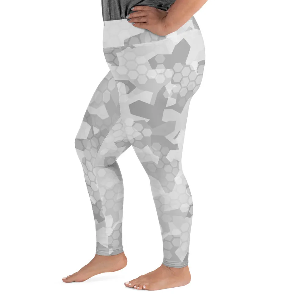 Arctic Shatter Plus Size Leggings