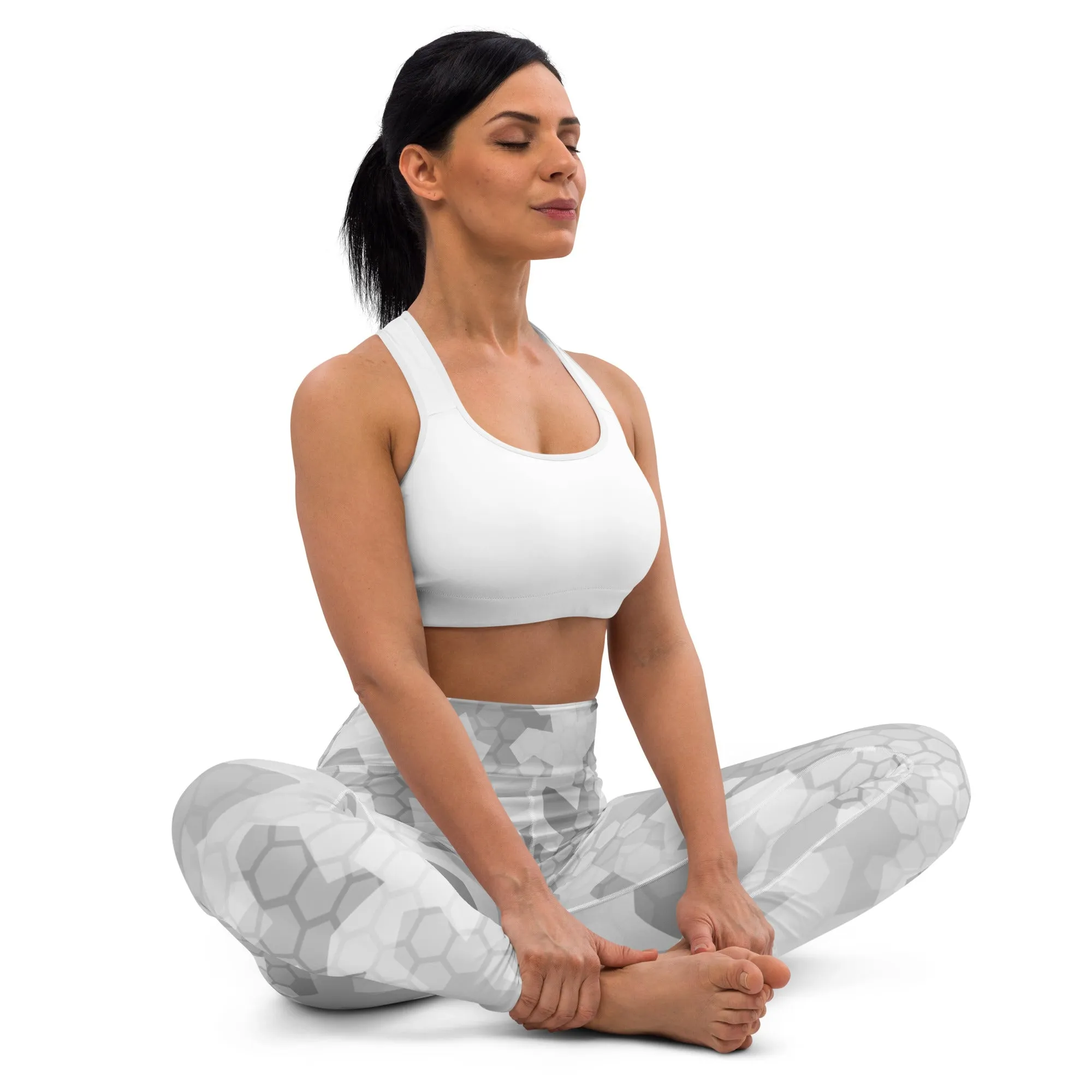 Arctic Shatter Yoga Leggings