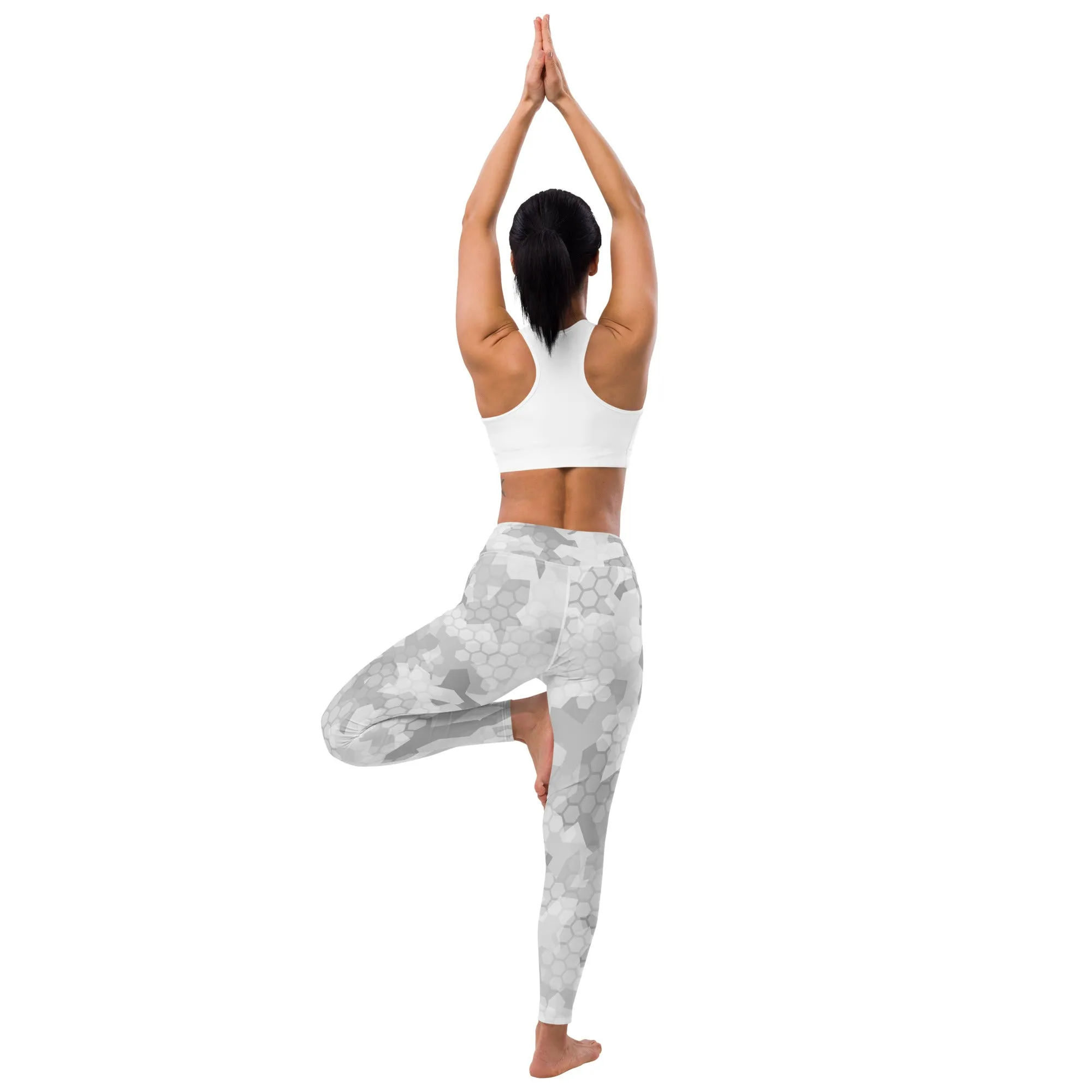 Arctic Shatter Yoga Leggings