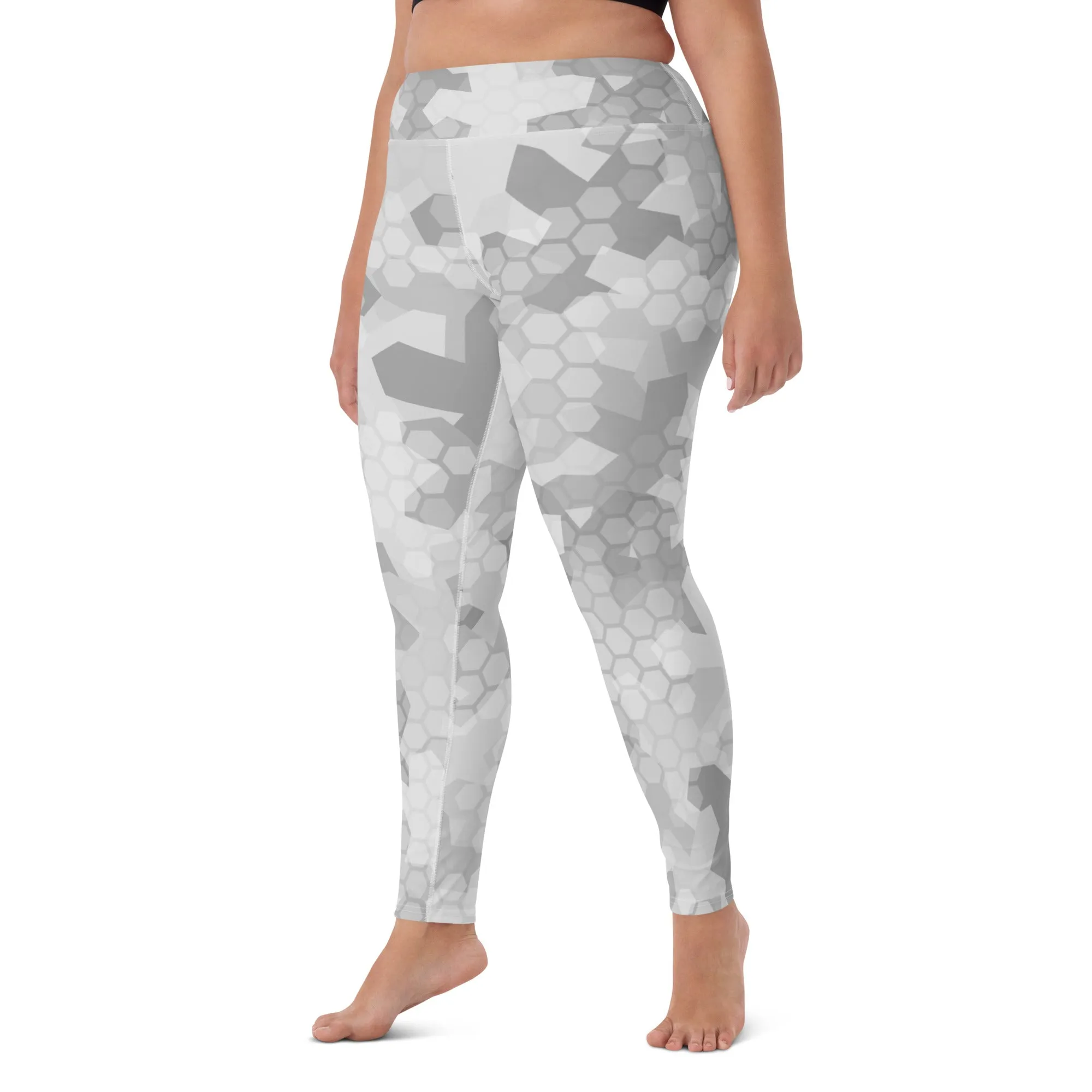 Arctic Shatter Yoga Leggings