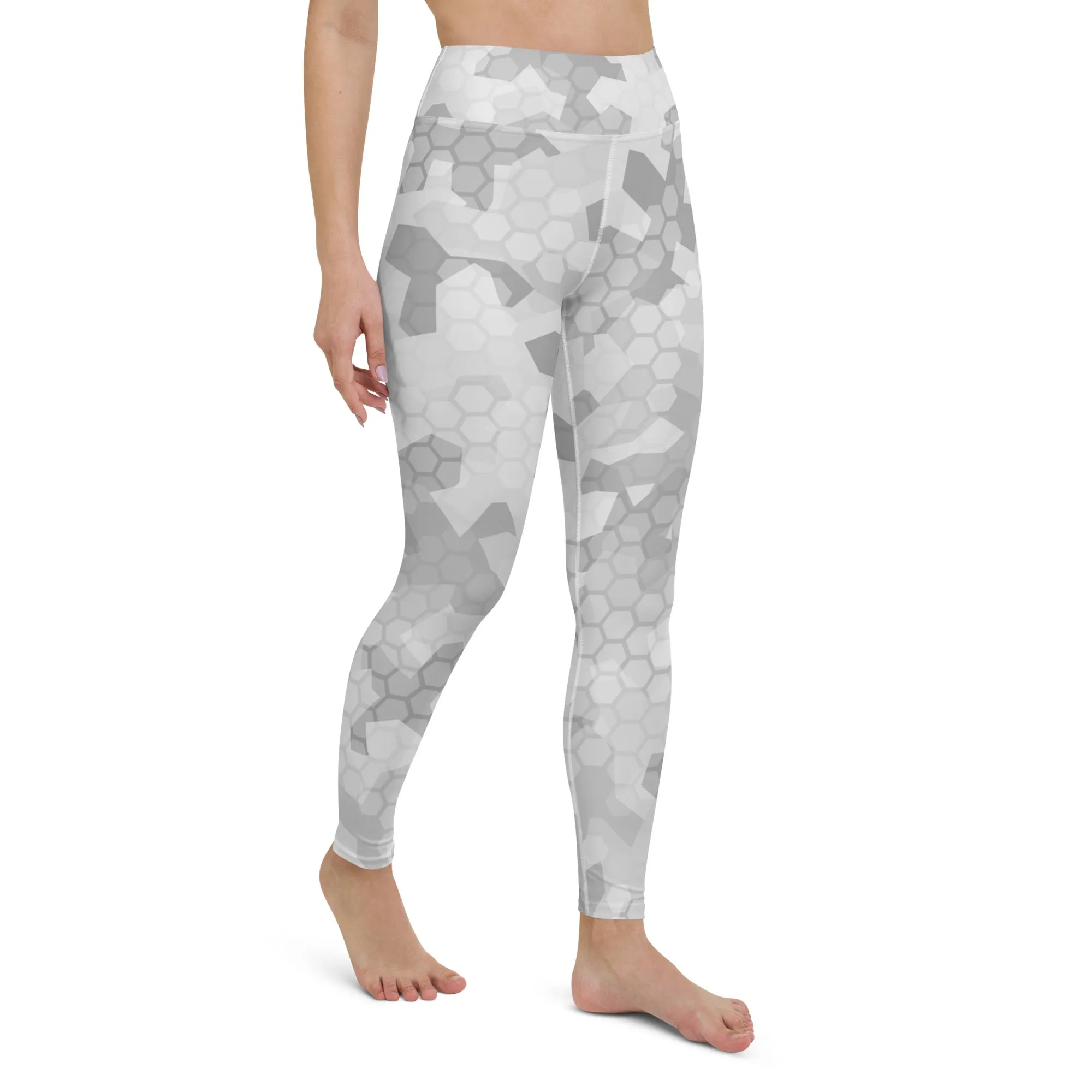 Arctic Shatter Yoga Leggings