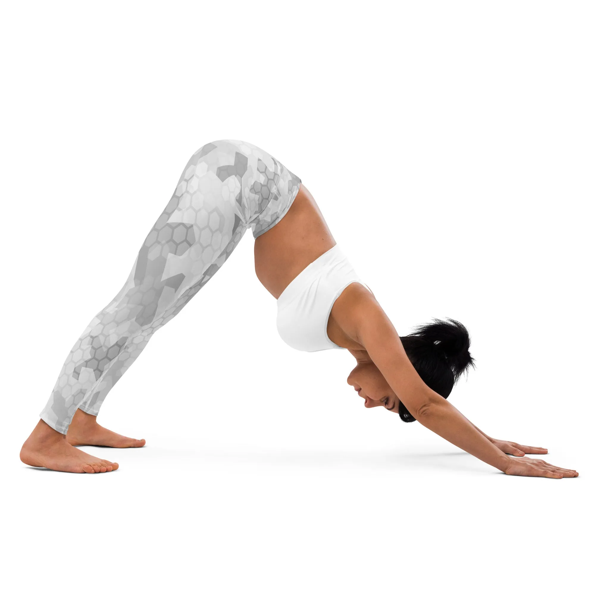 Arctic Shatter Yoga Leggings