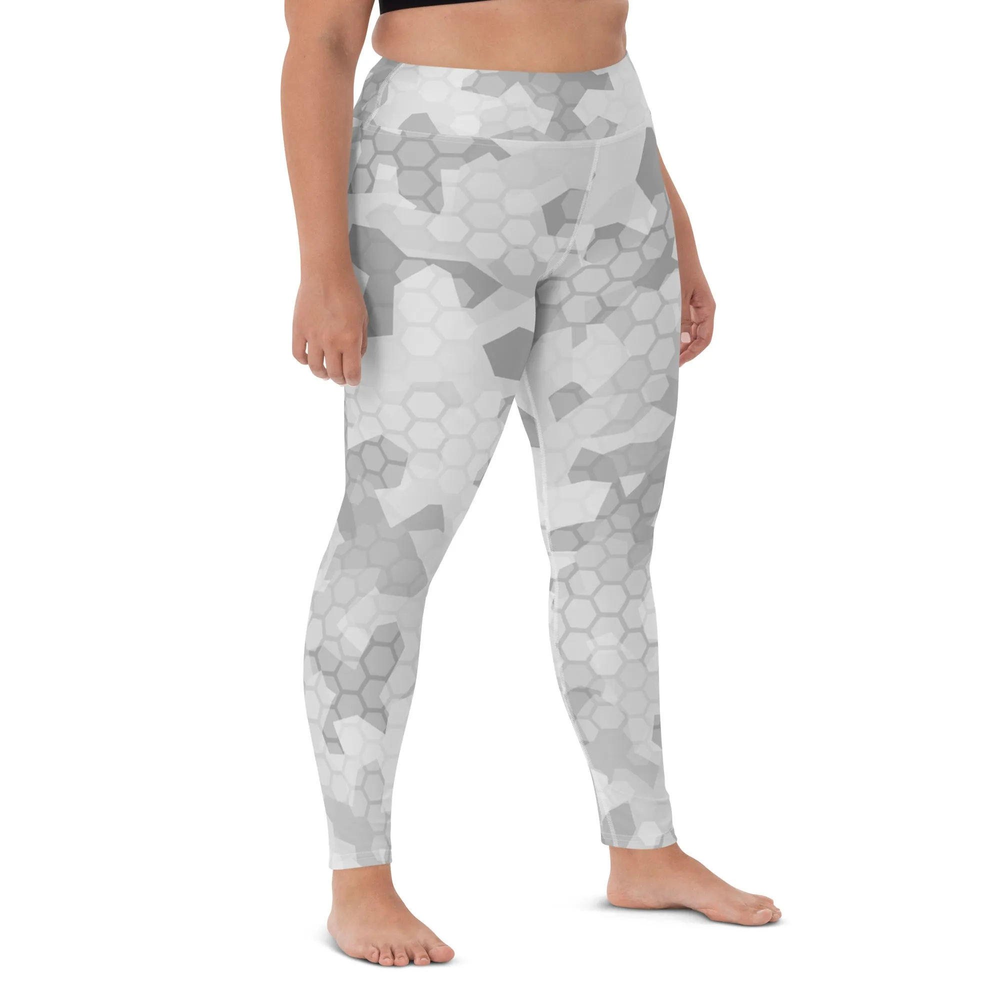 Arctic Shatter Yoga Leggings