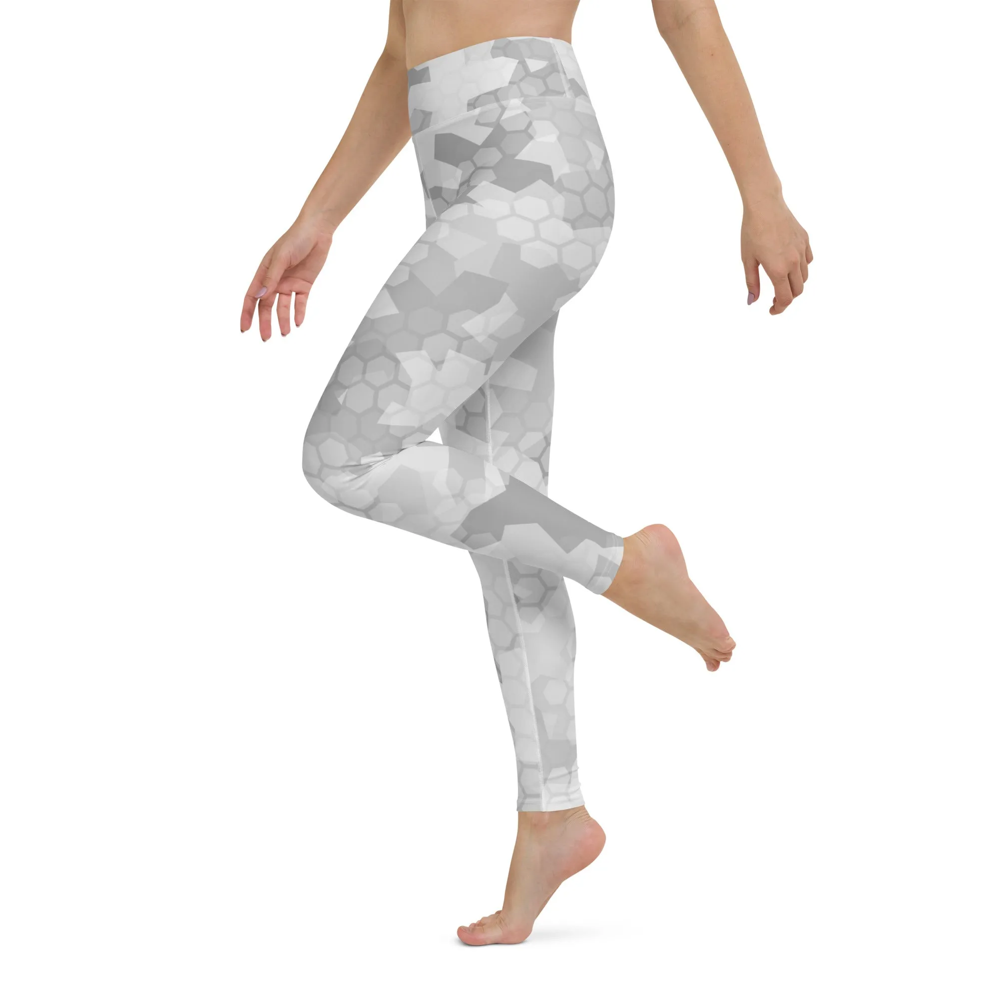 Arctic Shatter Yoga Leggings