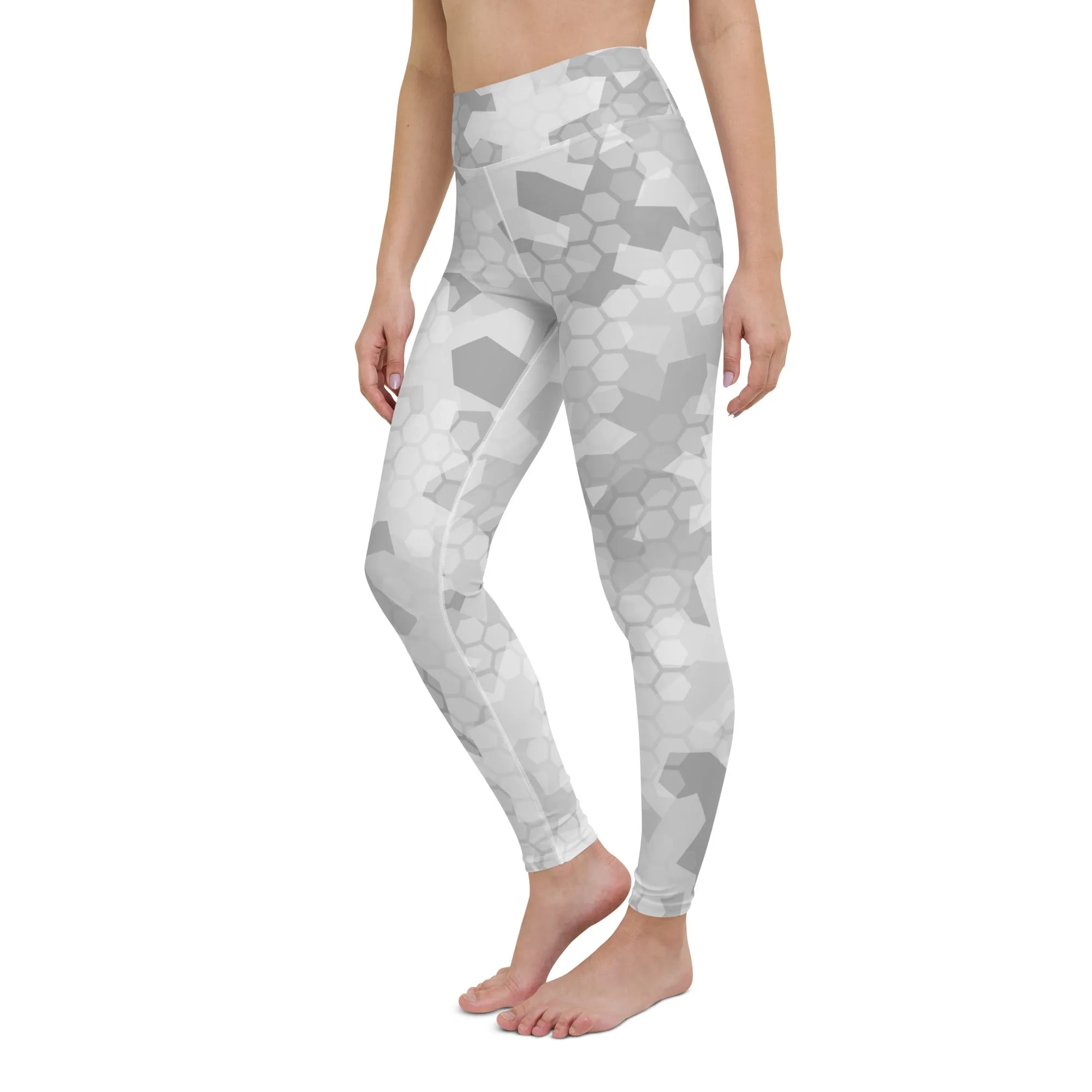 Arctic Shatter Yoga Leggings