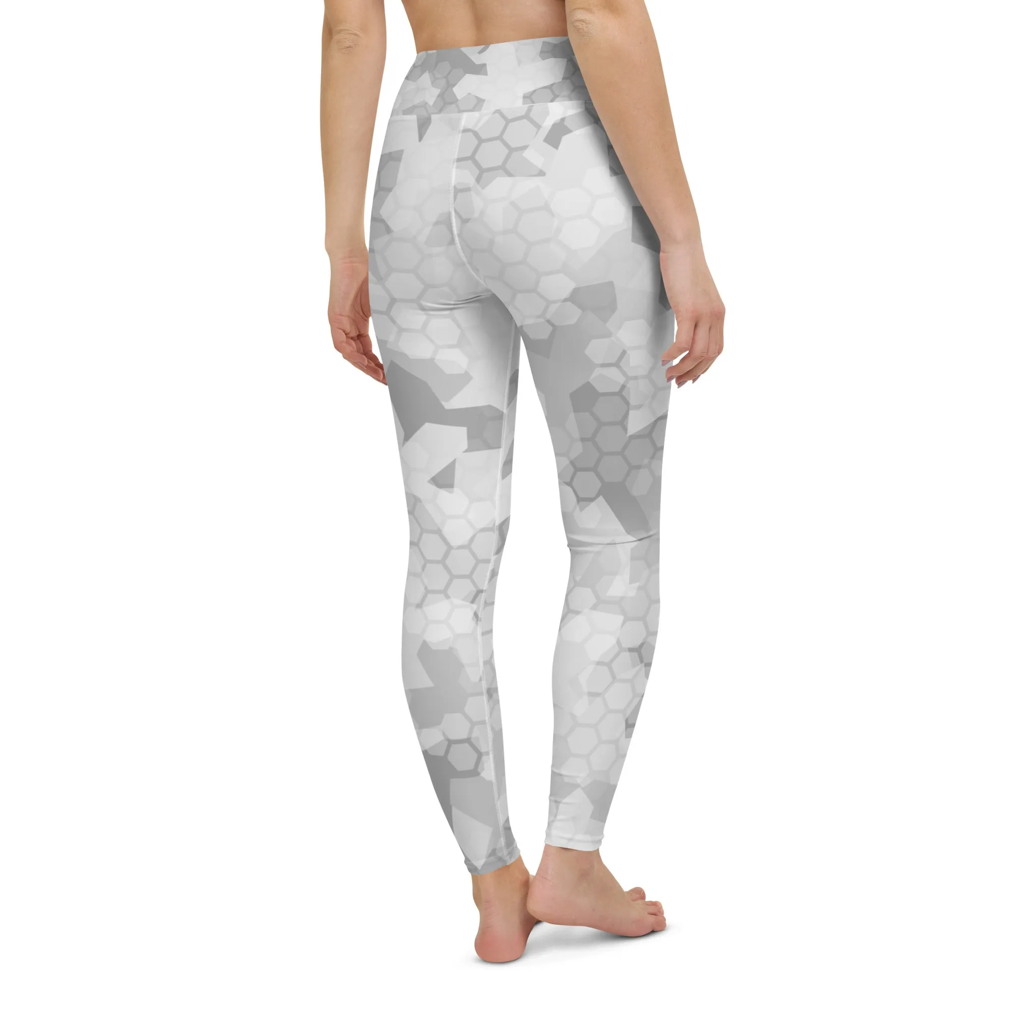 Arctic Shatter Yoga Leggings