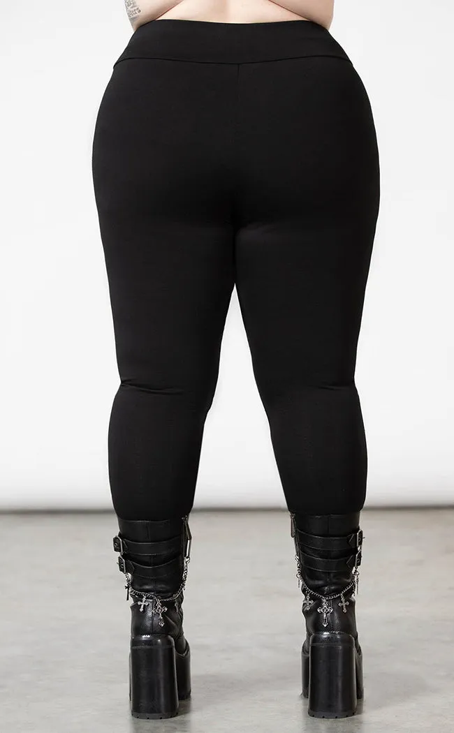 Assent Slashed Leggings [Plus-Size]