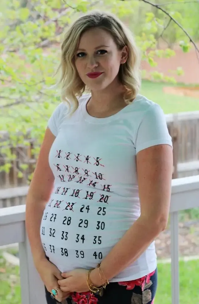 Baby Countdown Maternity Shirt