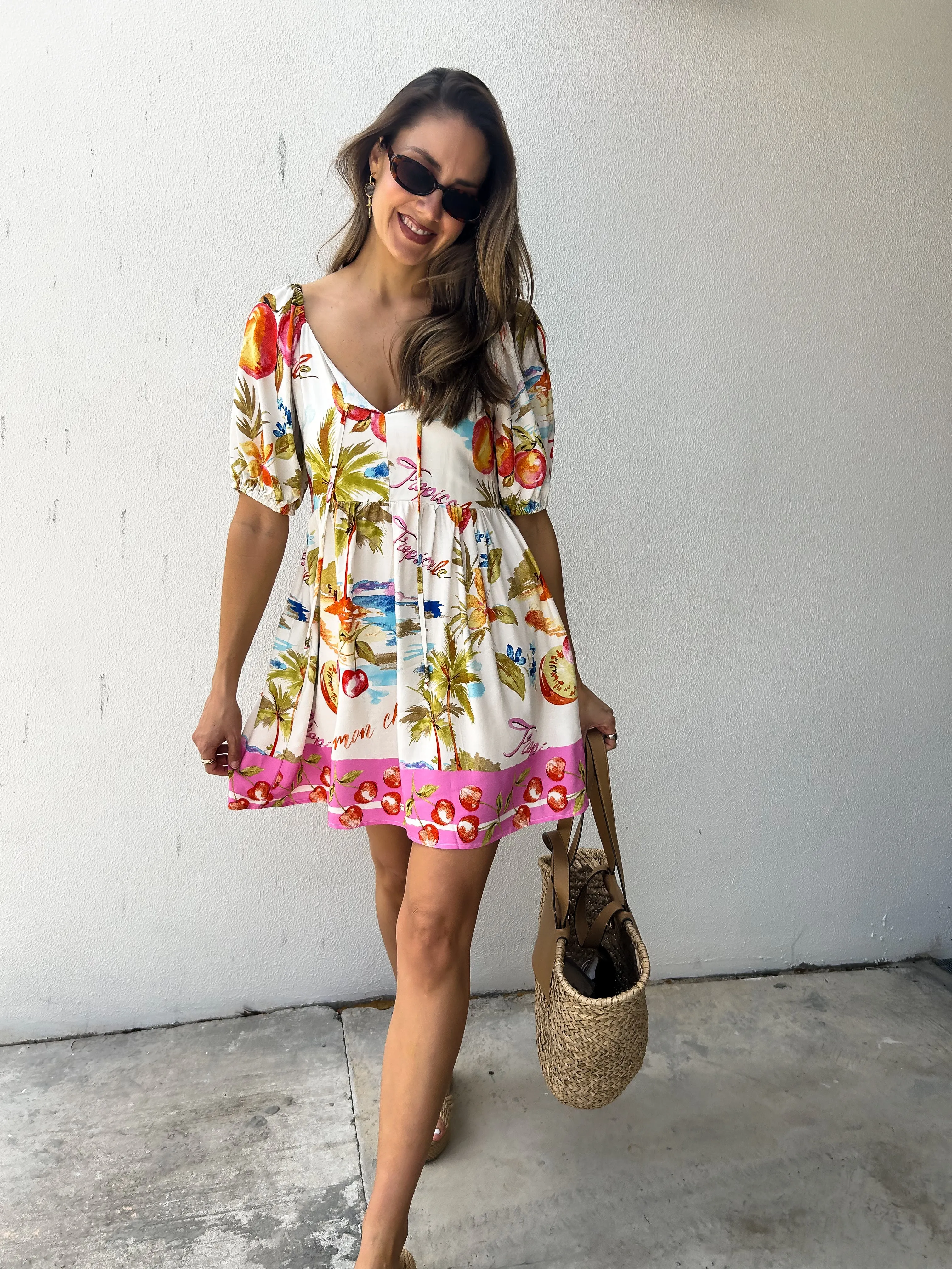 BAILEY Tunic Dress - Mon Cherie' Print