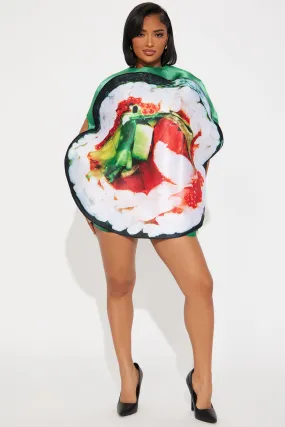 Basic Sushi Roll 1 Piece Tunic Costume - Multi Color