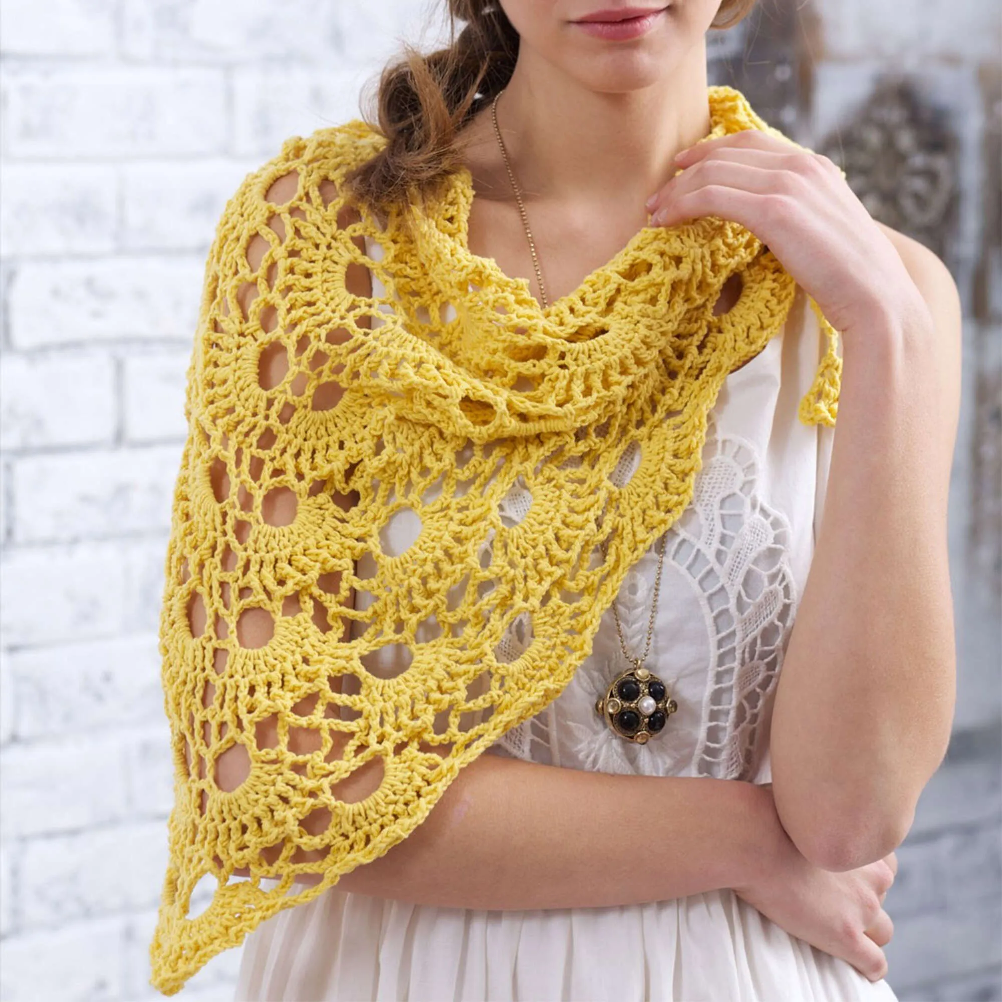 Bernat Yes Yes Shawl Crochet