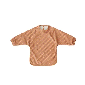 Bib Cape - Striped - Caramel