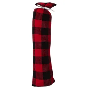 Black & Red Plaid Swaddle