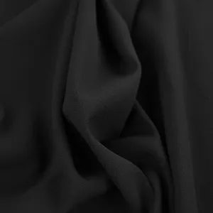 Black Crepe Fabric 96684