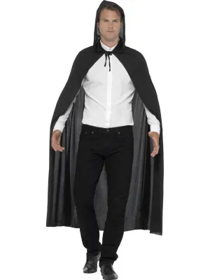 Black Hooded Vampire Cape