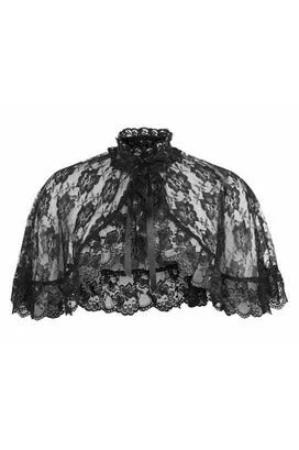 Black Lace Cape