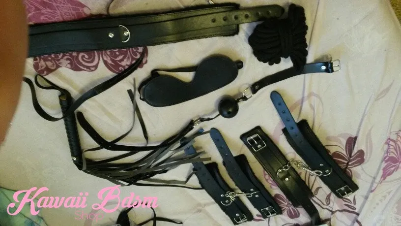 Black Princess Bondage 7Pcs Set