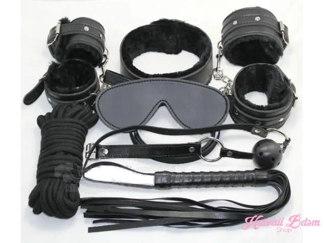 Black Princess Bondage 7Pcs Set