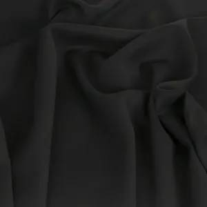 Black Stretch Virgin Wool Fabric 1469