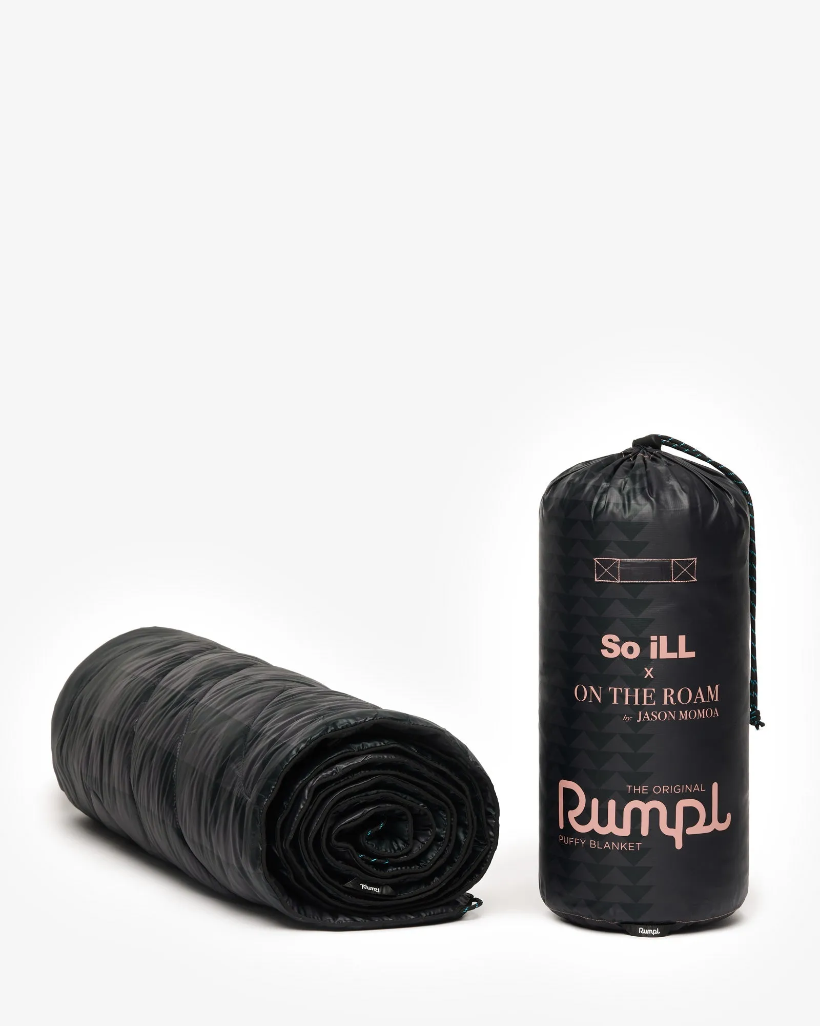 Black Wolf Original Puffy Blanket - Rumpl x On The Roam by Jason Momoa