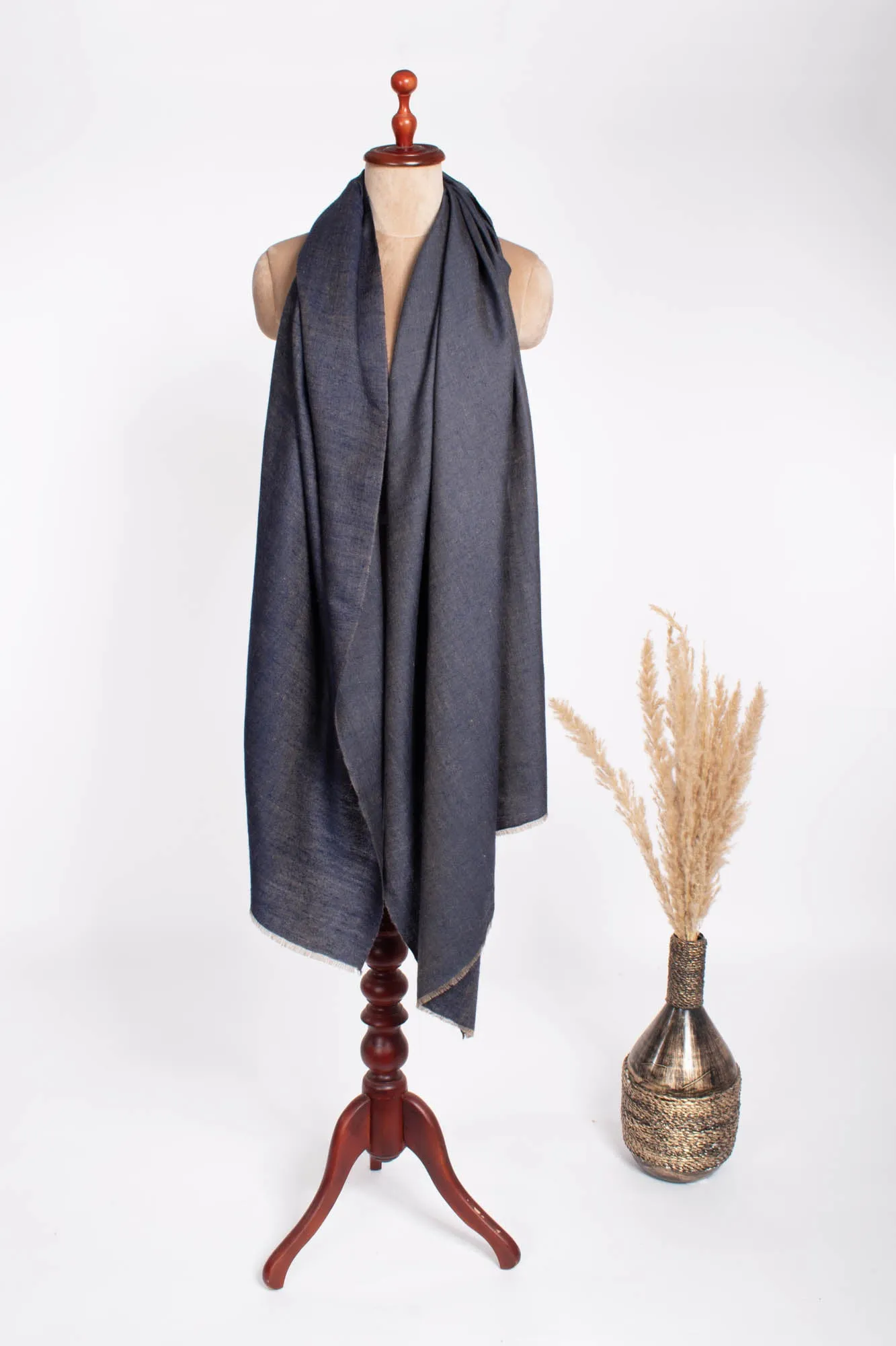 Blue Dual Shade Light Weight Pashmina Shawl - BRAINTREE