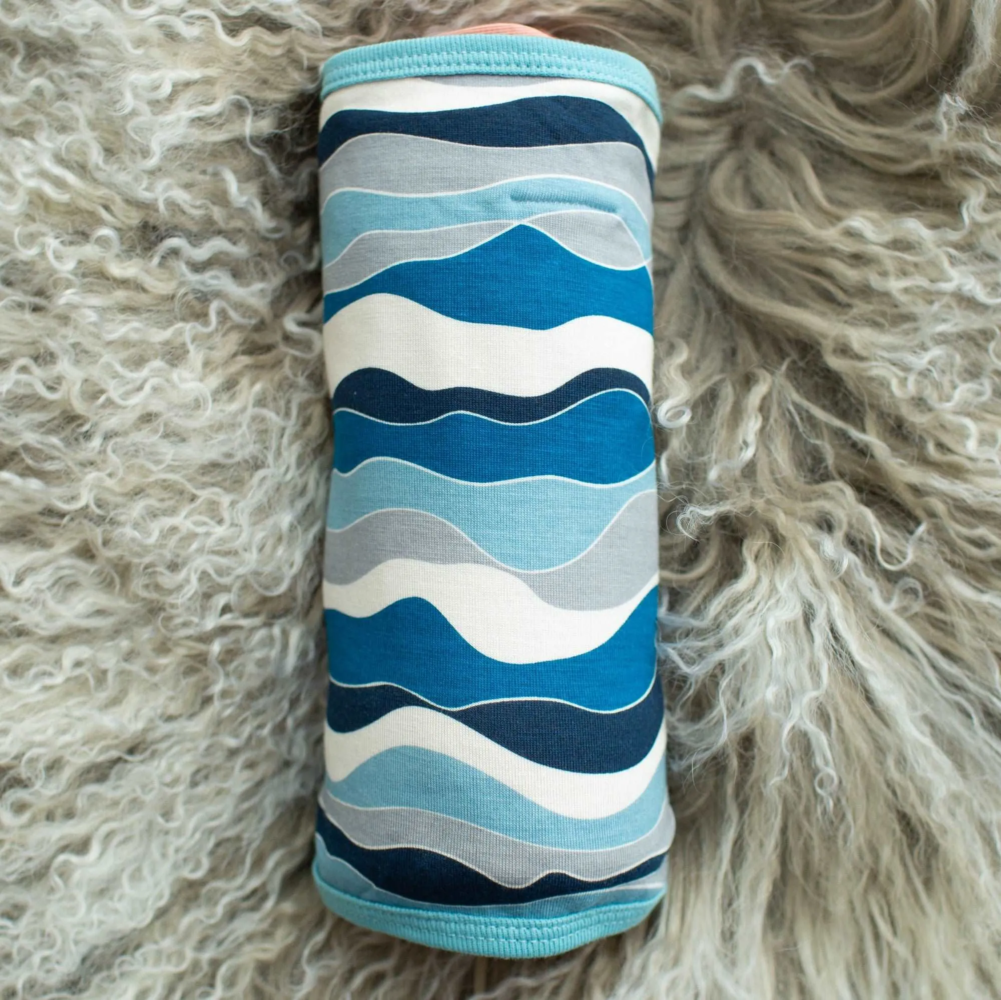 Blue Waves Swaddle