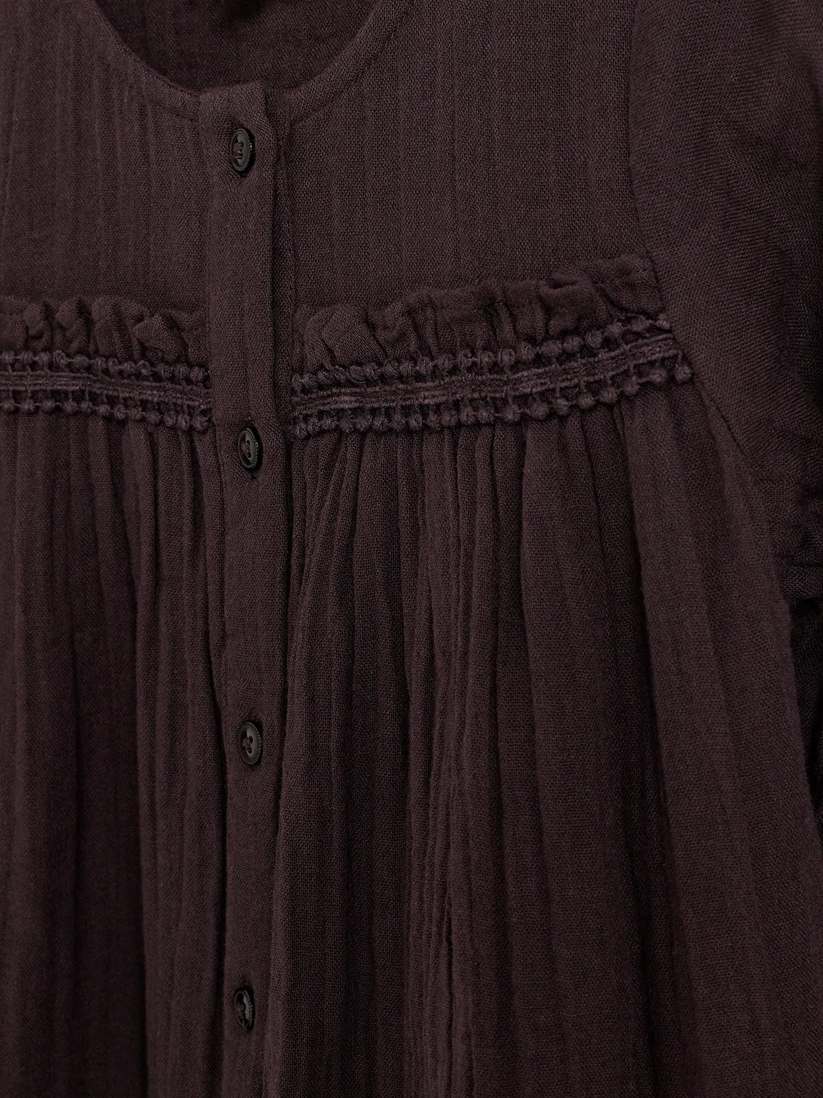 Boho Tunic - Little - Dark Purple