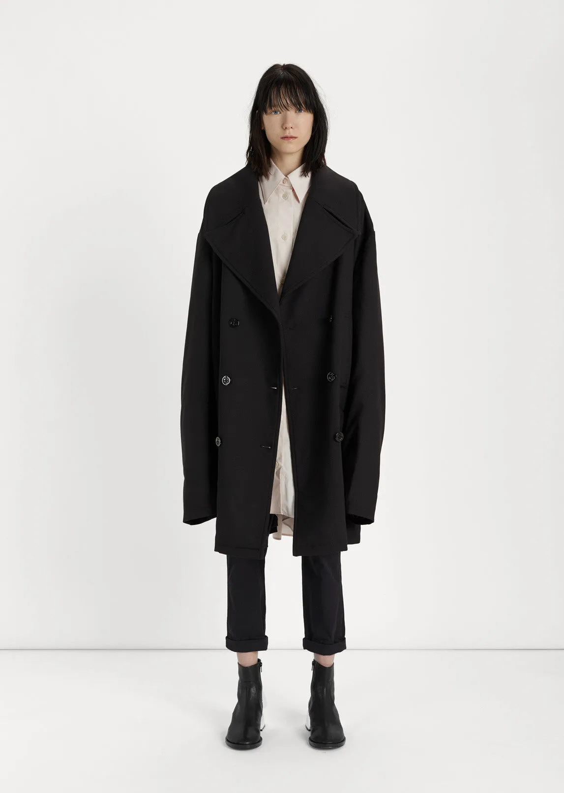 Bonded Wool Coat