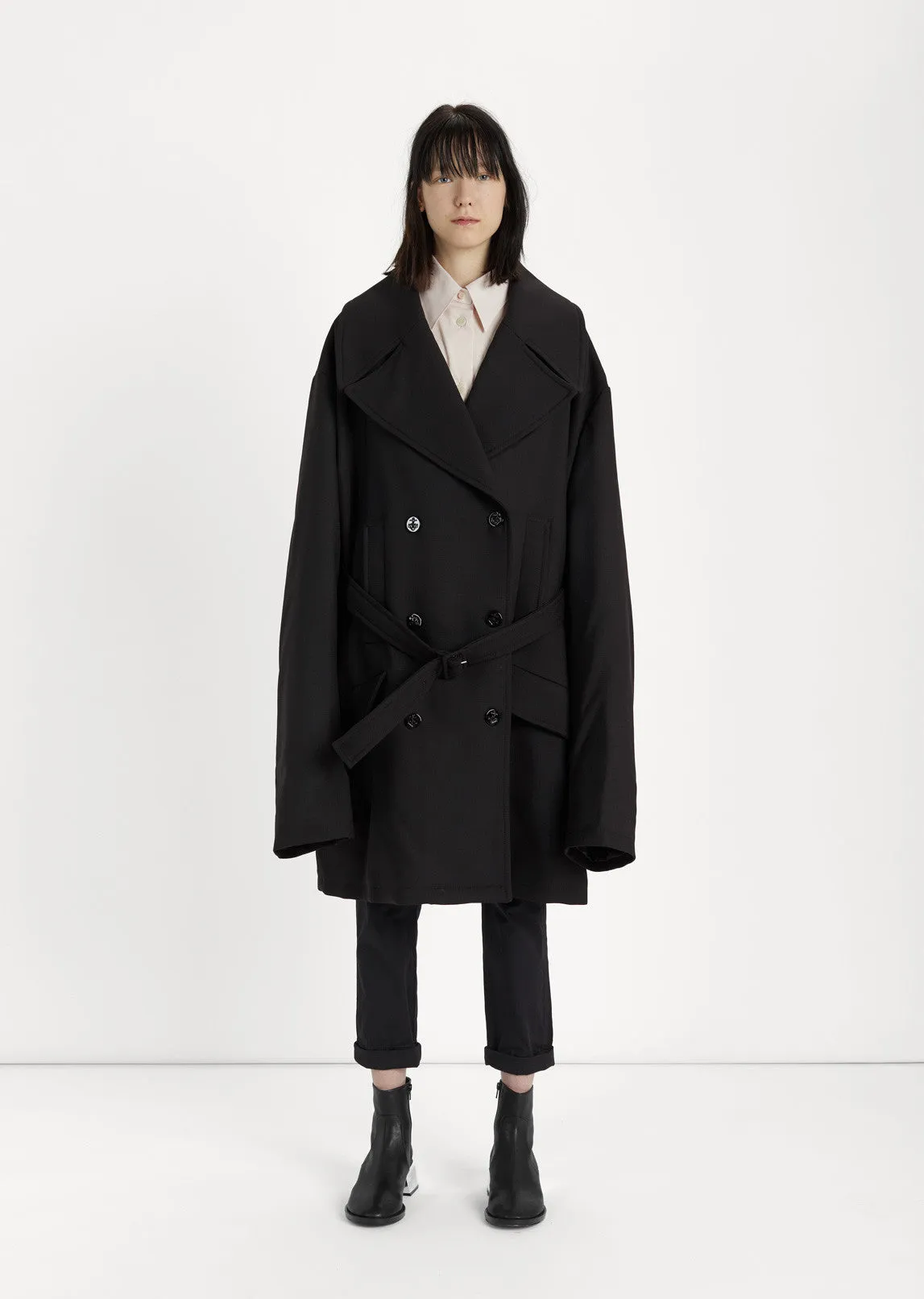 Bonded Wool Coat