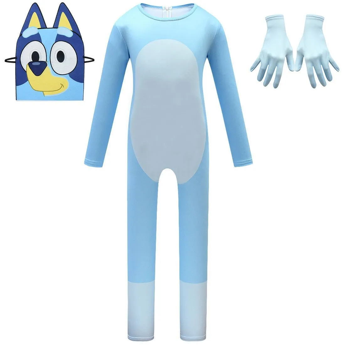 Boys Bluey Girls Bingo Dog Kids Halloween Cosplay Party jumpsuit Onesie Costume