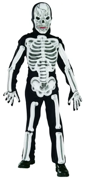 Boys Deluxe Skeleton Costume