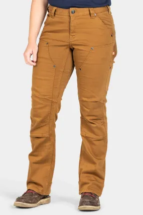 Britt Utility in Saddle Brown Stretch Thermal Denim